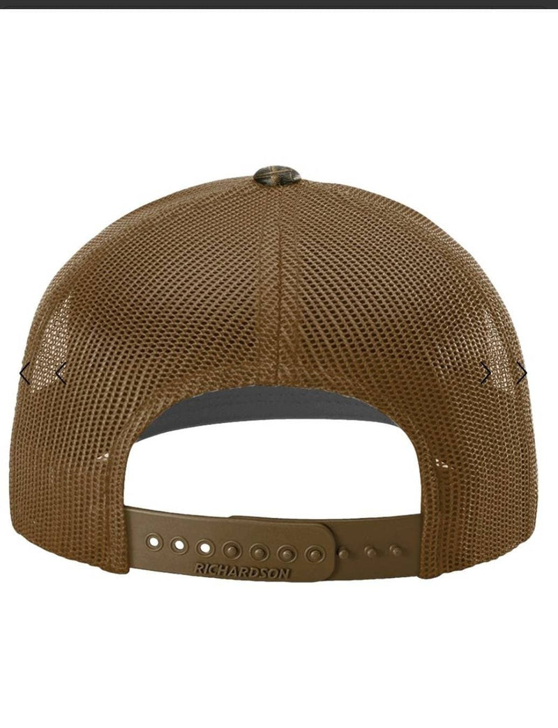 Custom Leather Patch Richardson 112 Hat Trio Tribe Farm - Pearline Design Co