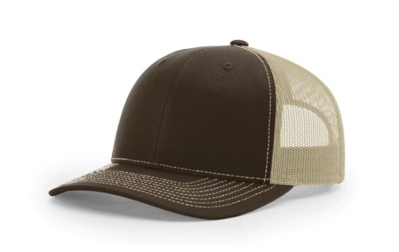 Custom Leather Patch Richardson 112 Hat Trio Tribe Farm - Pearline Design Co