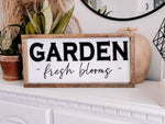 Garden Blooms Acrylic Framed Wood Sign / Boho Easter Decor / Floral Spring Sign / Floral Spring Decor/ Flower bunch sign/ flower decor/ Boho - Pearline Design Co