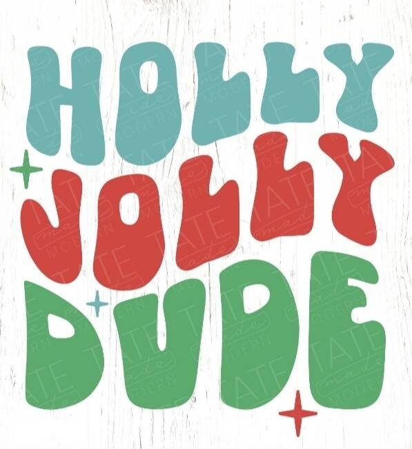 Holly Jolly Babe 3d Acrylic and Wood Sign/ Christmas Sign/ Kids Christmas Shelf Sign/ Holiday Sign/ Kids Christmas Sign/ Kids Christmas - Pearline Design Co