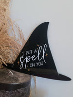 I Put a Spell On You Acrylic/ Modern Halloween Sign, Modern Halloween Decor, Halloween Pink Halloween/acrylic Kids Halloween Birthday Party - Pearline Design Co