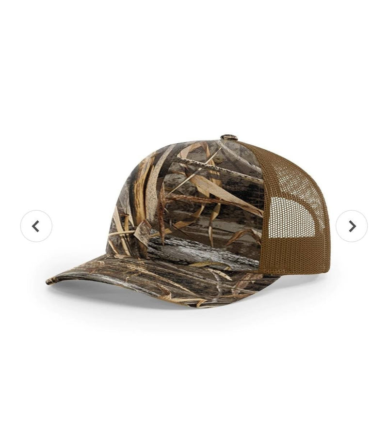 Richardson 112 Hunting American Flag Hat - Deer Hunter Gift - Men's SnapBack Adjustable Hat/ Fathers Day Gift/ Hunter/ Hunting Season - Pearline Design Co