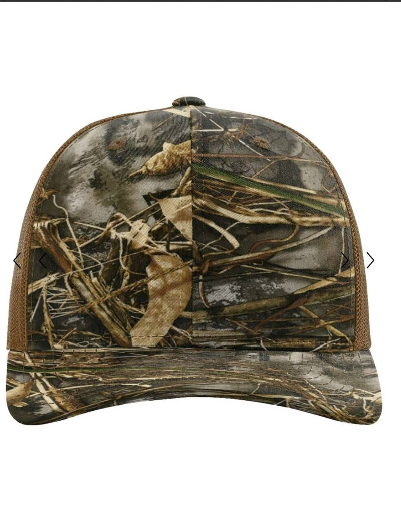 Richardson 112 Hunting American Flag Hat - turkey Hunter Gift - Men's SnapBack Adjustable Hat/ Fathers Day Gift/ Hunter/ Hunting Season - Pearline Design Co