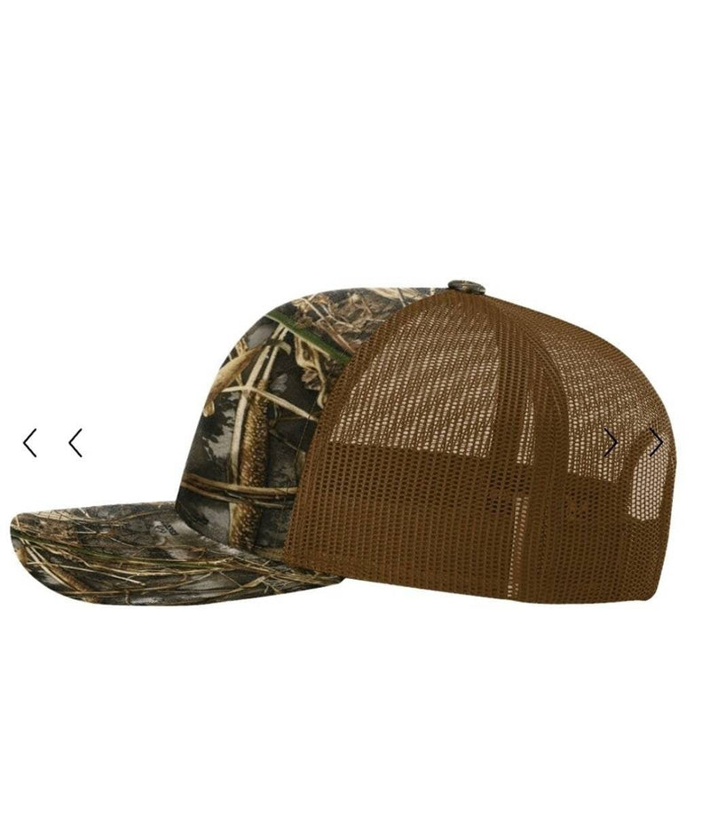 Richardson 112 Hunting American Flag Hat - turkey Hunter Gift - Men's SnapBack Adjustable Hat/ Fathers Day Gift/ Hunter/ Hunting Season - Pearline Design Co